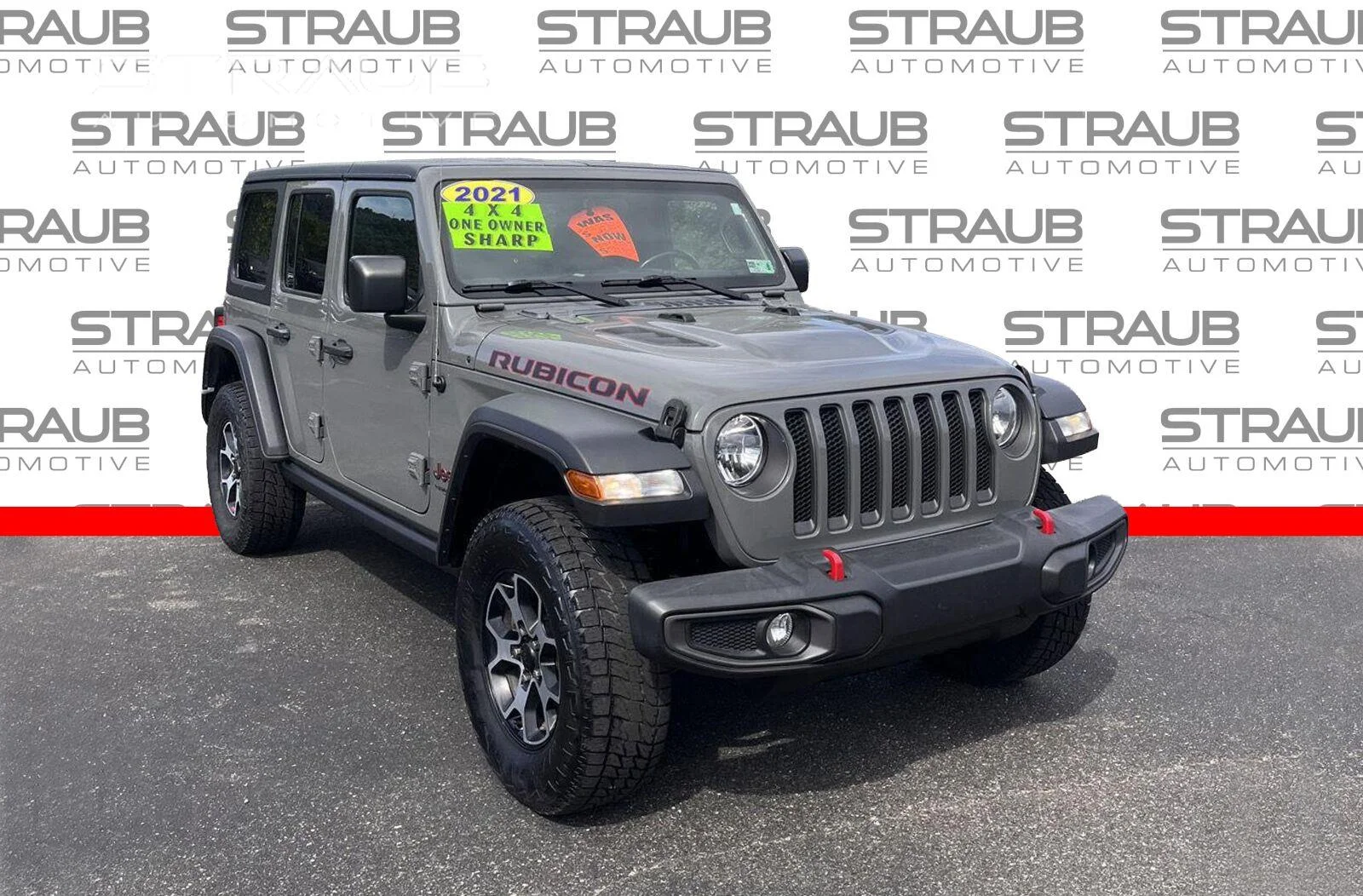 Used 2021 Sting-Gray Clearcoat Jeep Unlimited Rubicon image 1
