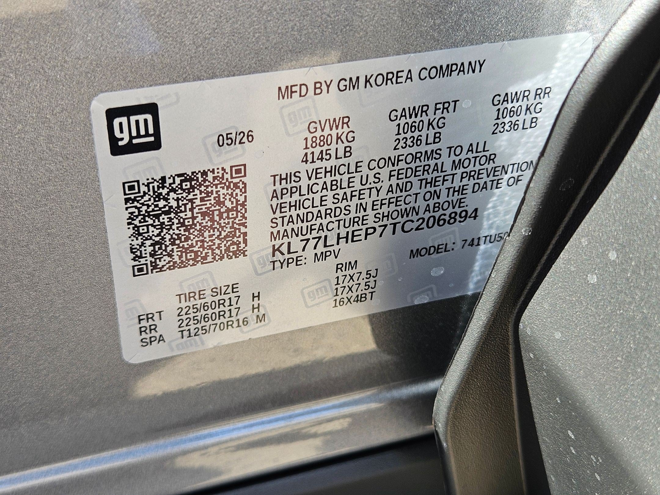 New 2026 Sterling Gray Metallic Chevrolet LT image 17