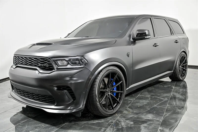 Used 2021 Destroyer Grey Clear Coat Dodge SRT Hellcat image 5