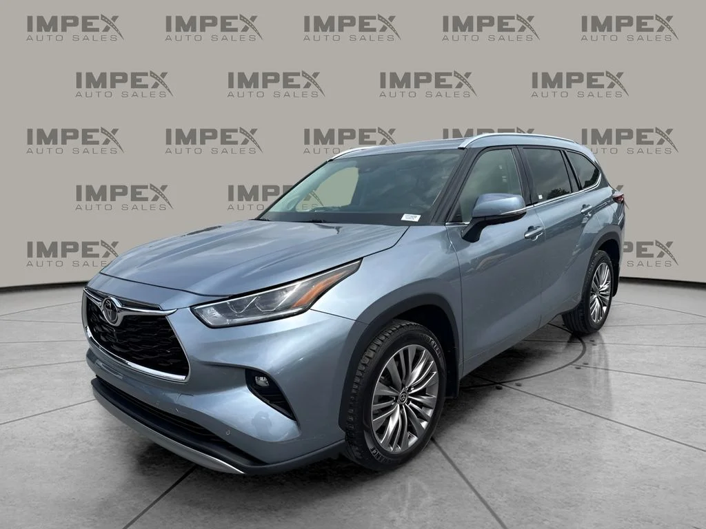 Used 2021 Blue Toyota Platinum image 1