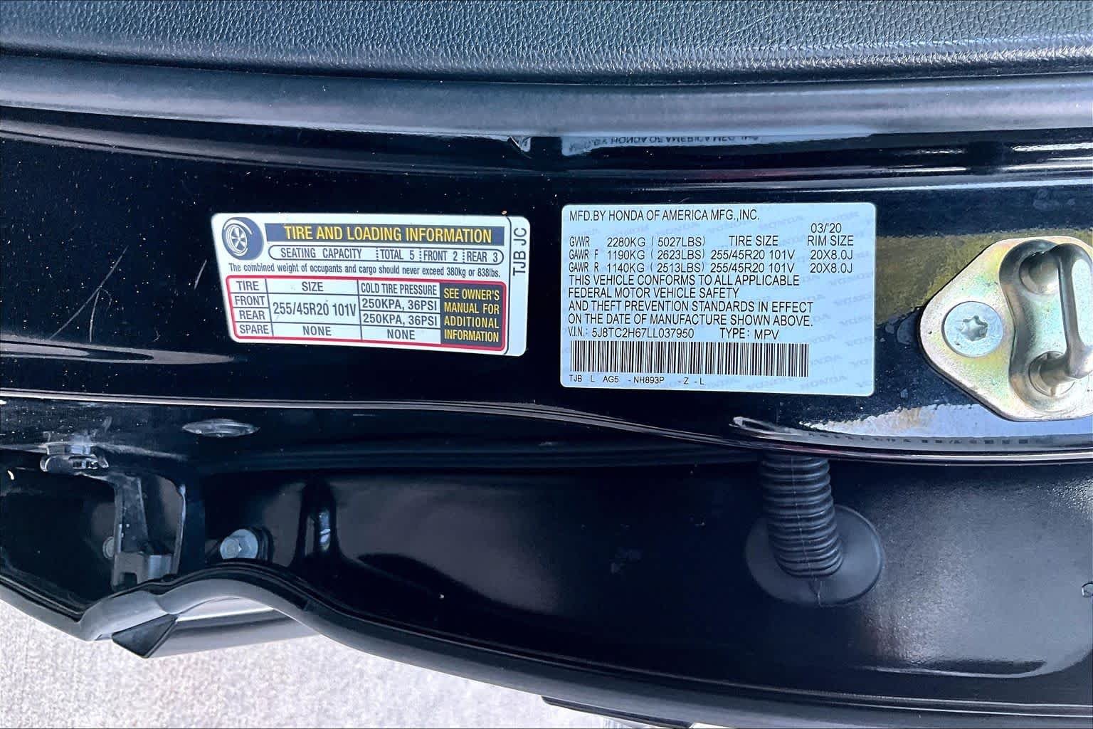 Used 2020 Majestic Black Pearl Acura w/A-Spec Pkg image 35