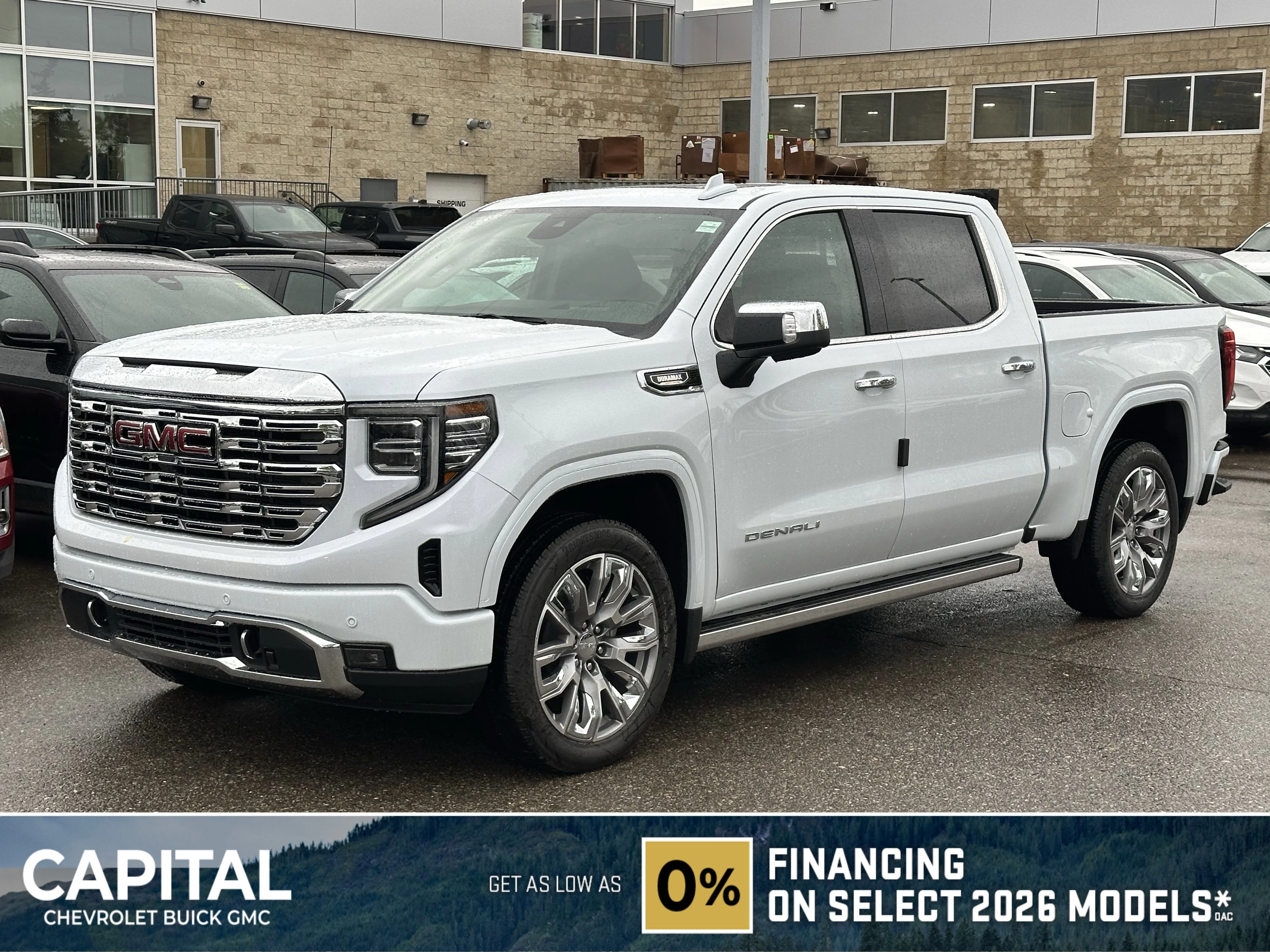 New 2026 Glacier White Tricoat GMC Denali image 1
