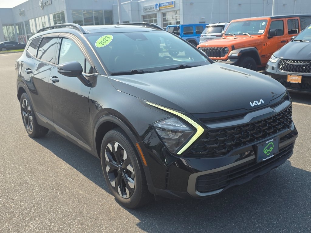 Used 2023 Ebony Black Kia X-Line image 8