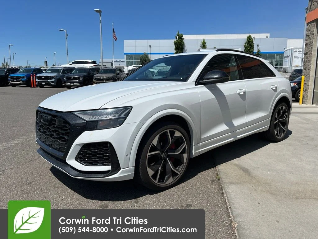 Used 2023 Glacier White Metallic Audi 4.0T image 3