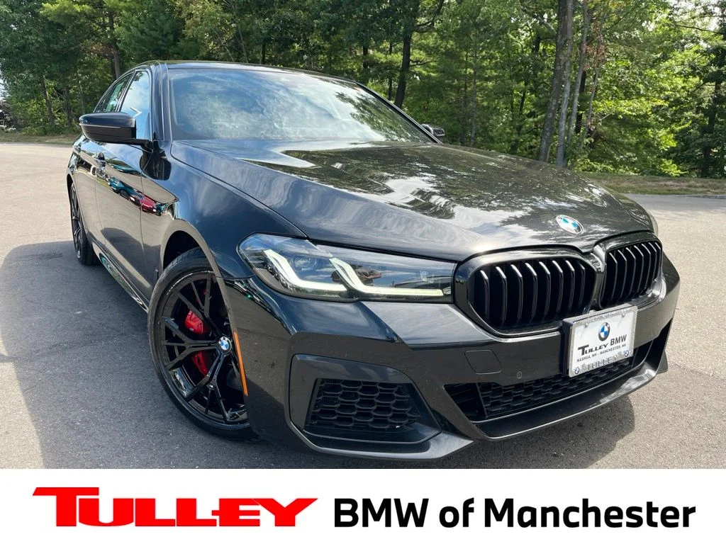 Certified Used 2023 Black Sapphire Metallic BMW 540i xDrive image 1