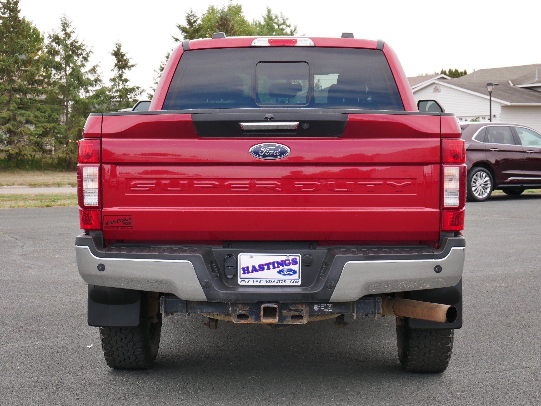 Used 2022 Red Ford LARIAT image 4