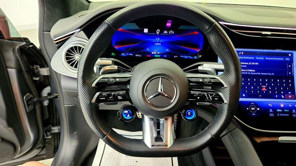 Used 2023 MANUFAKTUR Selenite Gray Magno Mercedes-Benz EQS 450+ Sedan, Pinnacle w/ Executive Rear Seat Package Plus image 13