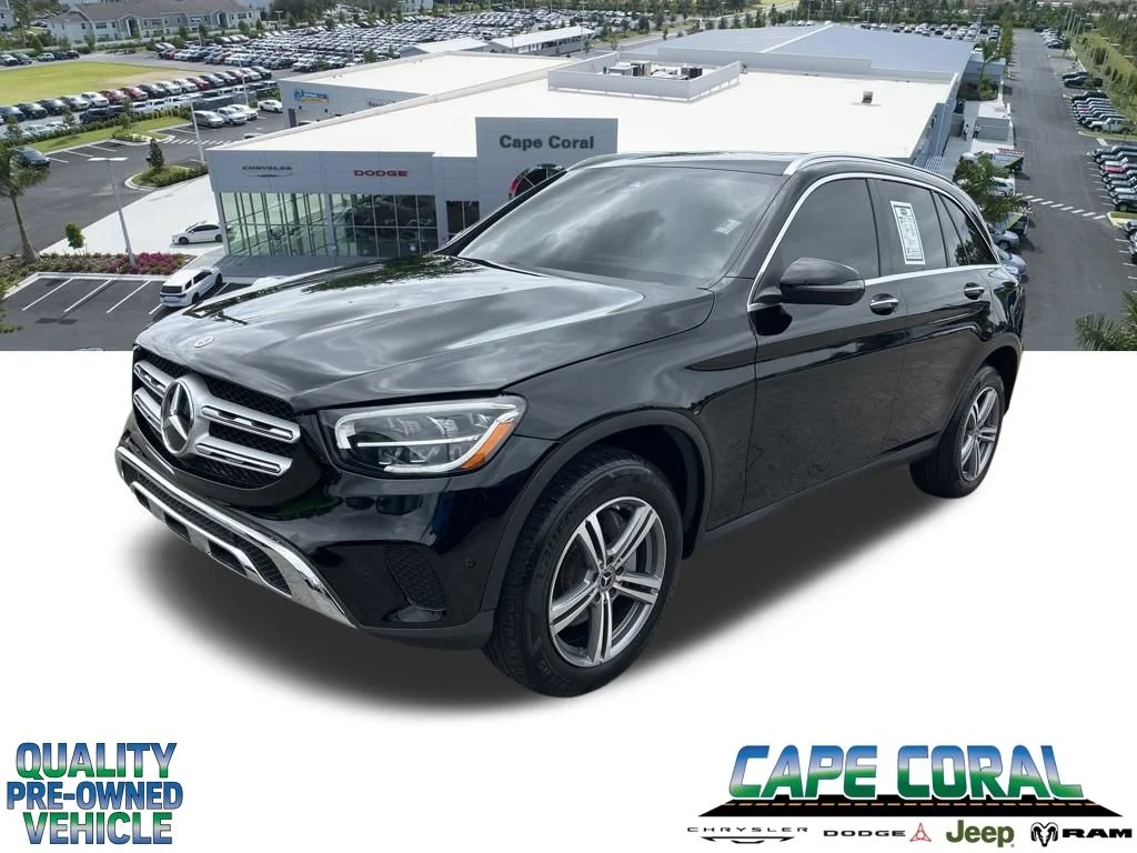 Used 2022 Black Mercedes-Benz GLC 300 image 1