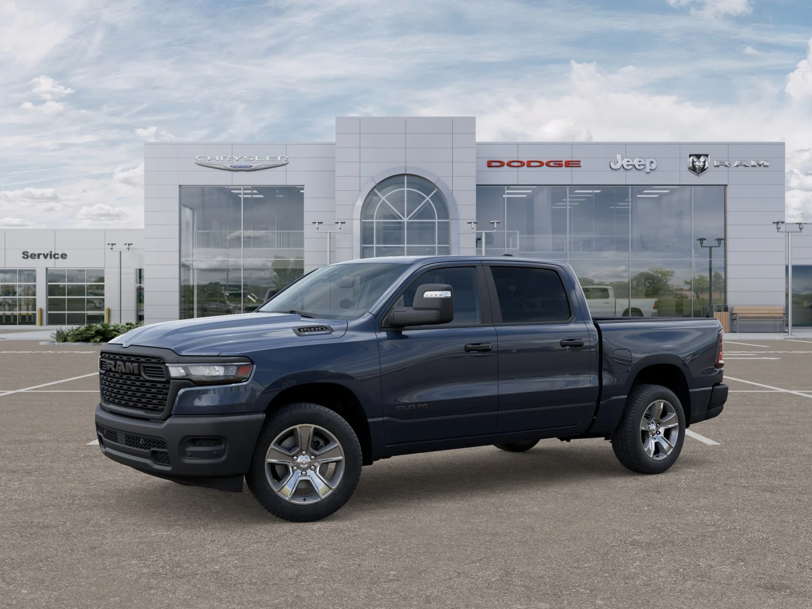 New 2025 Forged Blue Metallic Exterior Paint RAM Tradesman image 35