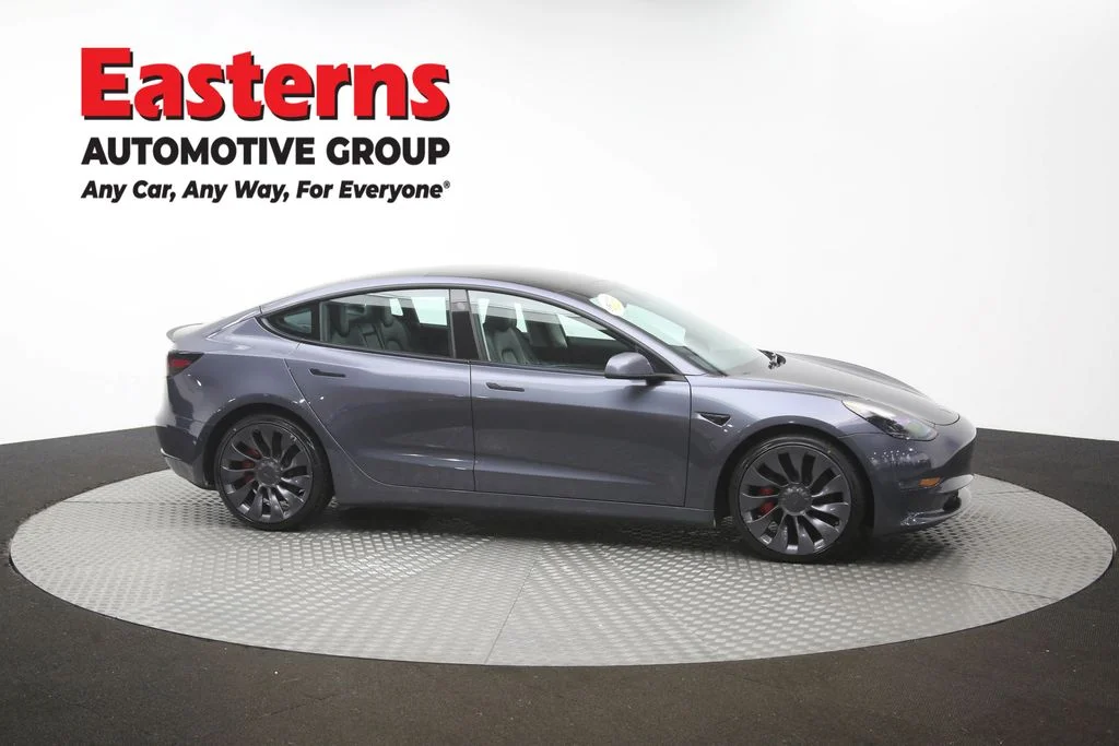 Used 2022 Gray Tesla Performance image 41