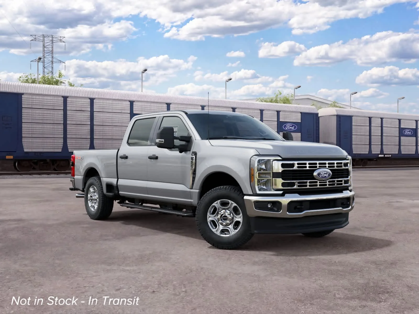 New 2027 Iconic Silver Metallic Ford F-250® XLT image 4