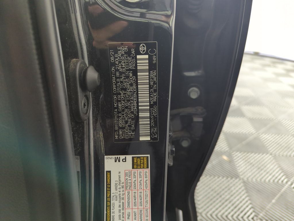 Used 2022 Black Toyota SE image 39