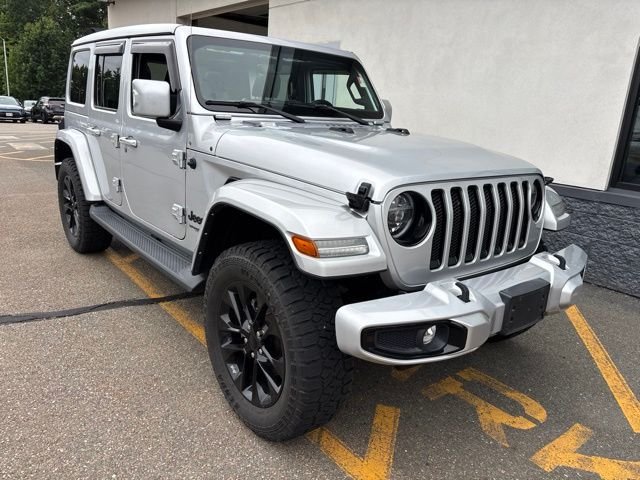 Used 2022 Silver Jeep Unlimited Sahara High Altitude image 1