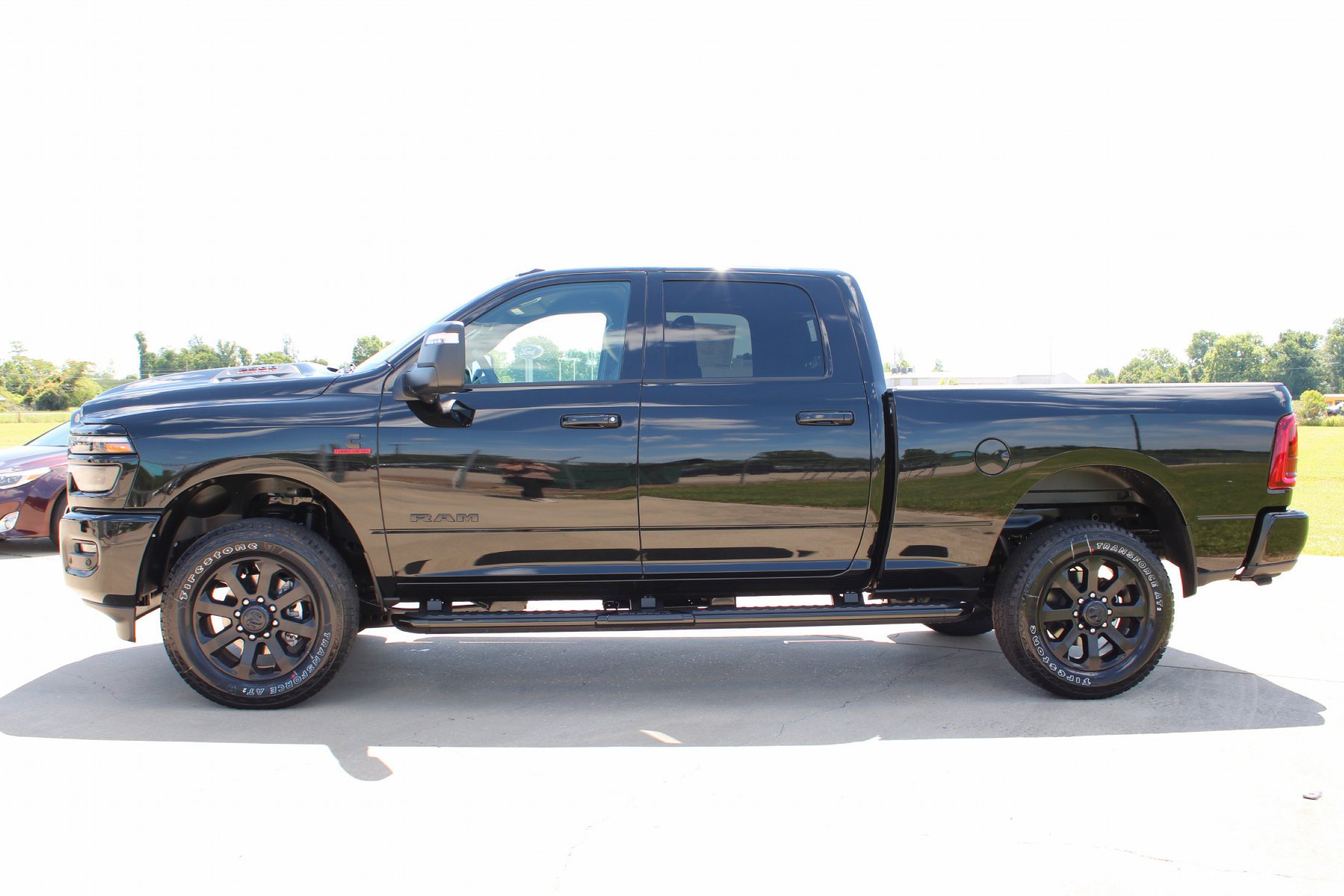 New 2026 Diamond Black Crystal Pearl-Coat Exterior Paint RAM Laramie 4x4 Crew Cab 6