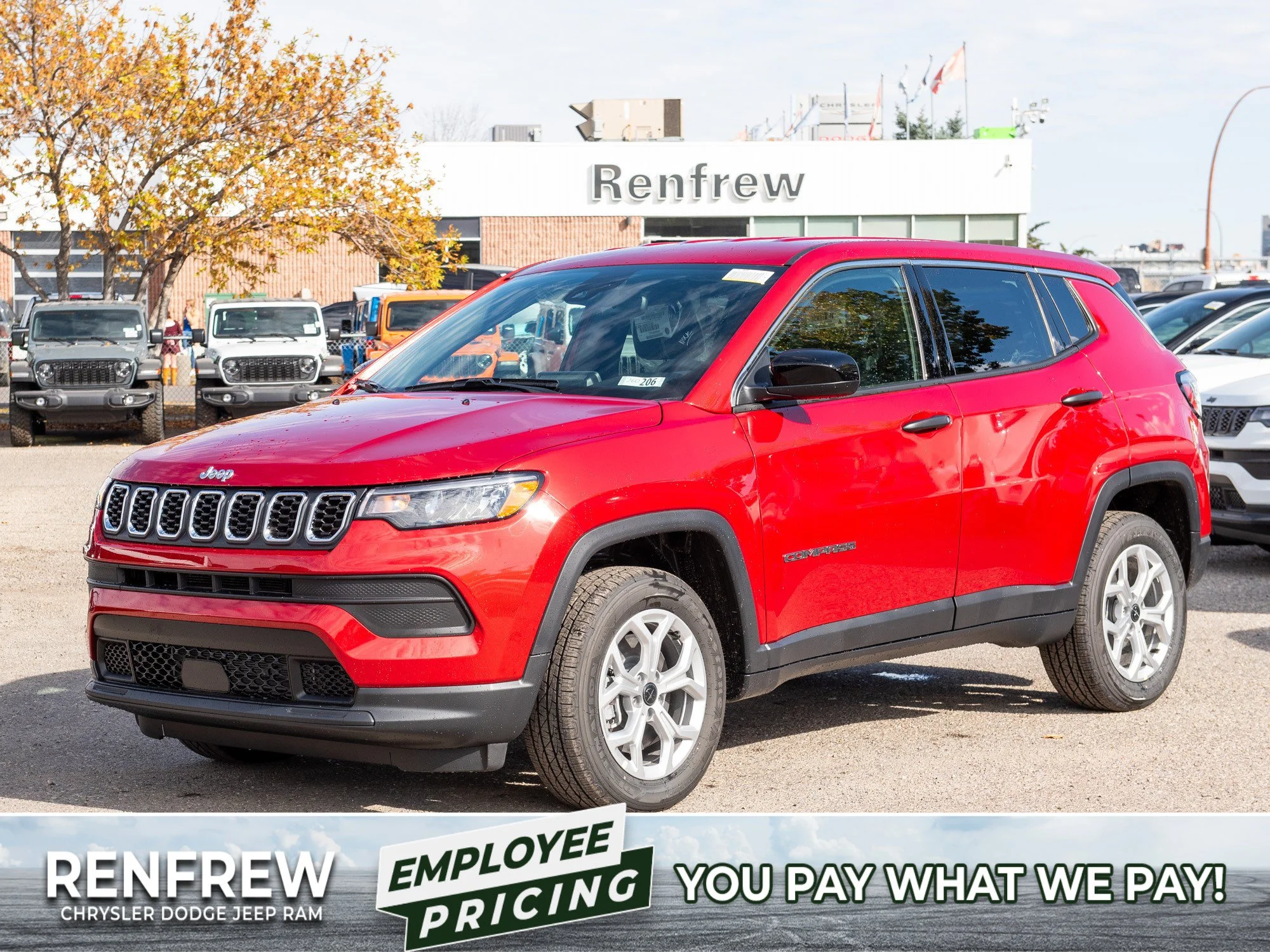 New 2026 Red Jeep Sport* image 1