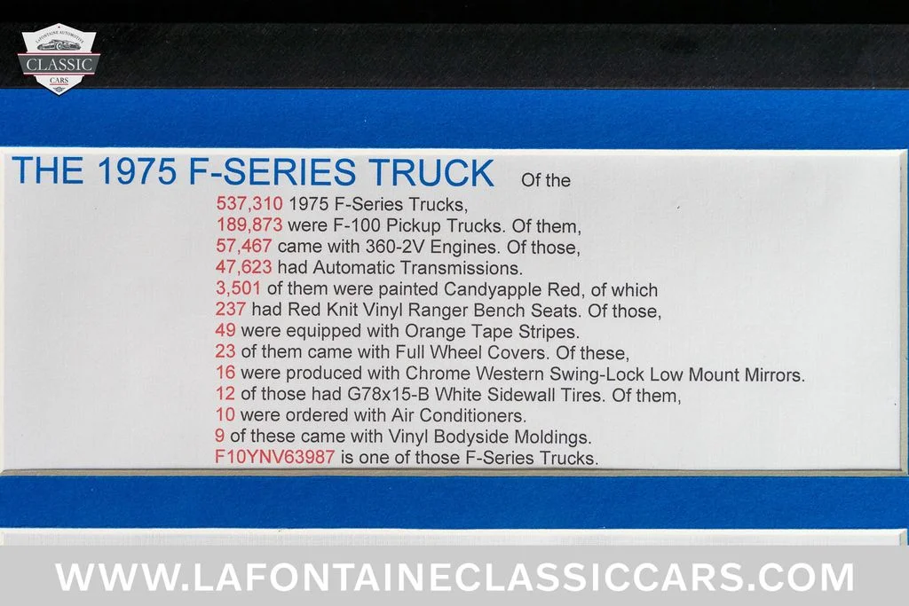 Used 1975 Red Ford  image 109