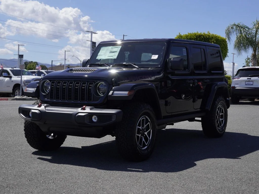 New 2026 Black Clear-Coat Exterior Paint Jeep Rubicon image 7