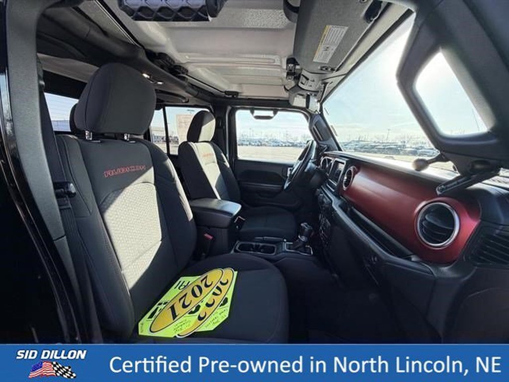 Used 2021 Black Clear Coat Jeep Rubicon image 22