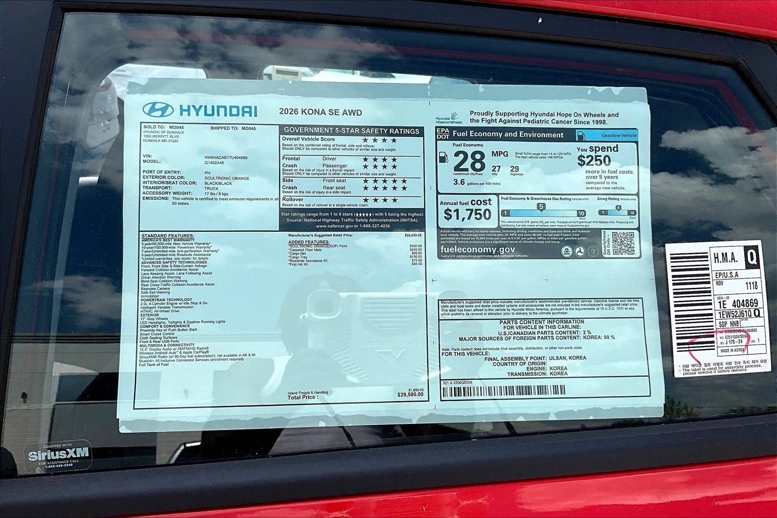2026 Hyundai Kona SE - Photo 16