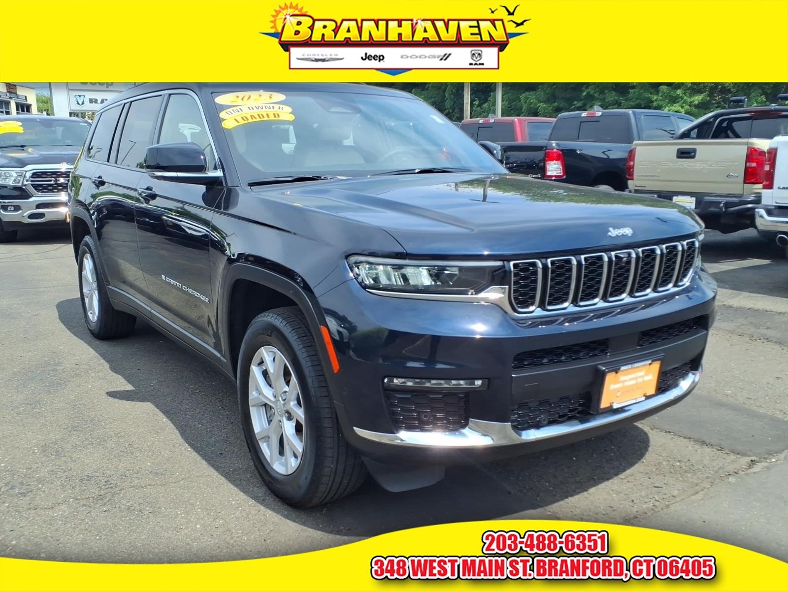 Certified Used 2023 Black Jeep Limited image 1
