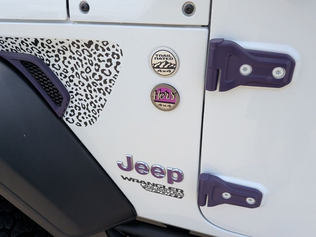 Used 2020 White Jeep Unlimited Sport S image 41