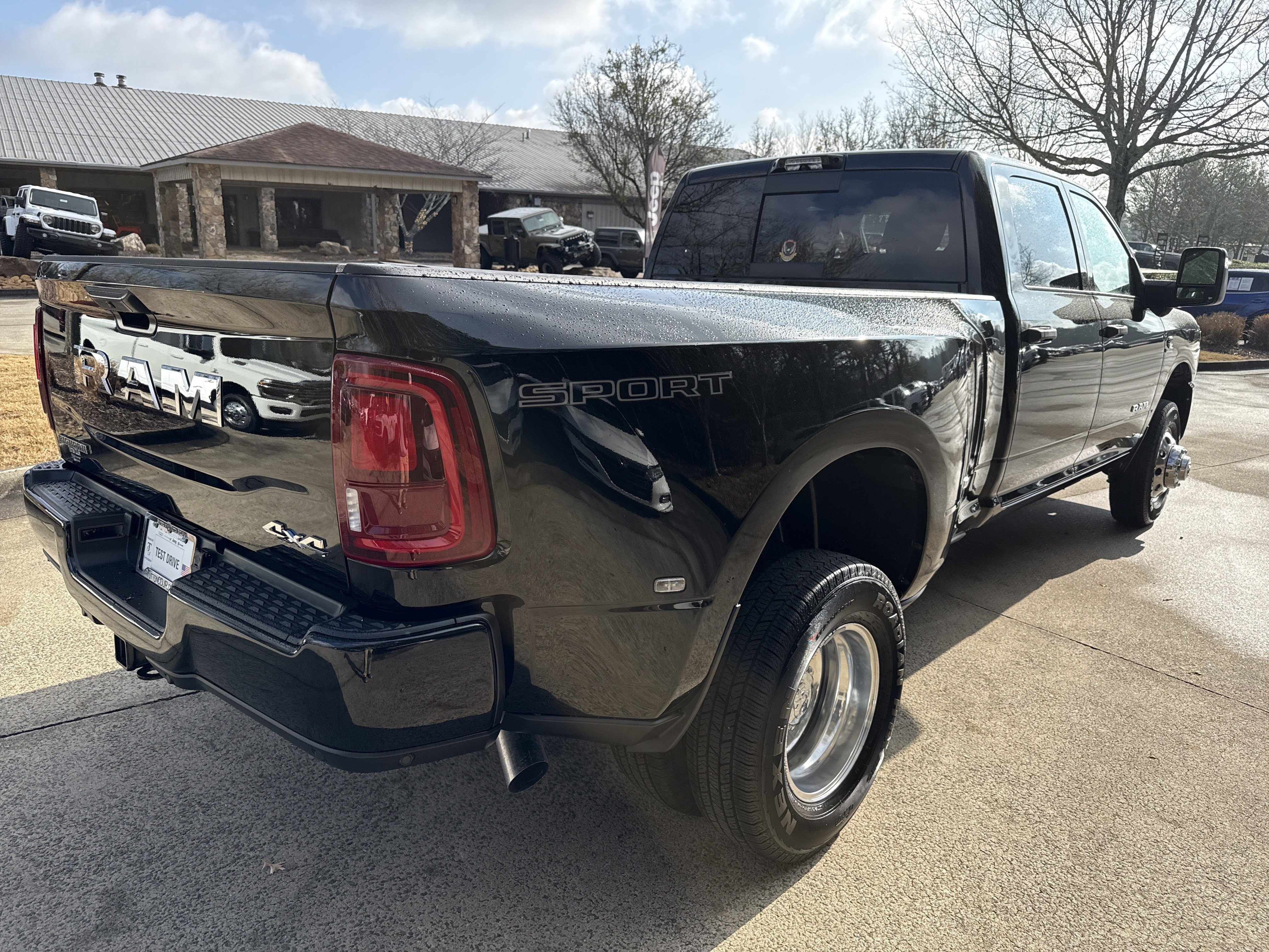 New 2026 Diamond Black Crystal Pearlcoat RAM Big Horn image 7