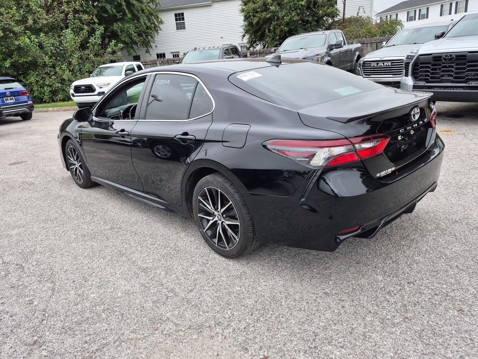 Used 2024 Midnight Black Metallic Toyota SE image 3