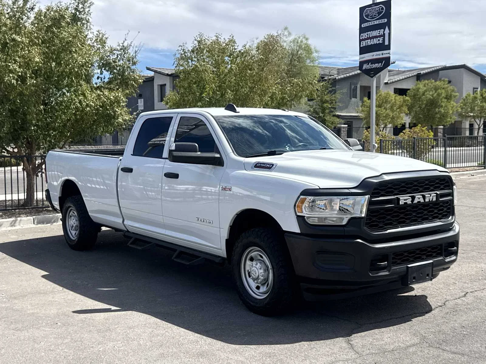 Used 2022 Bright White Clearcoat Ram Tradesman image 2