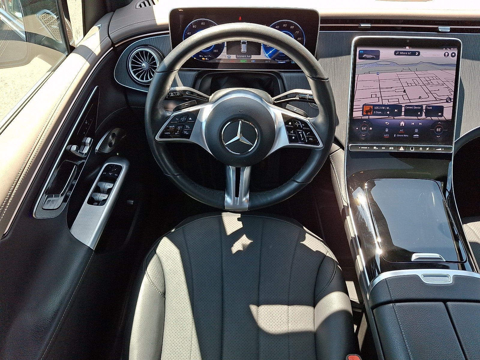 Used 2023 Obsidian Black Metallic   197 Mercedes-Benz EQE 350 image 11