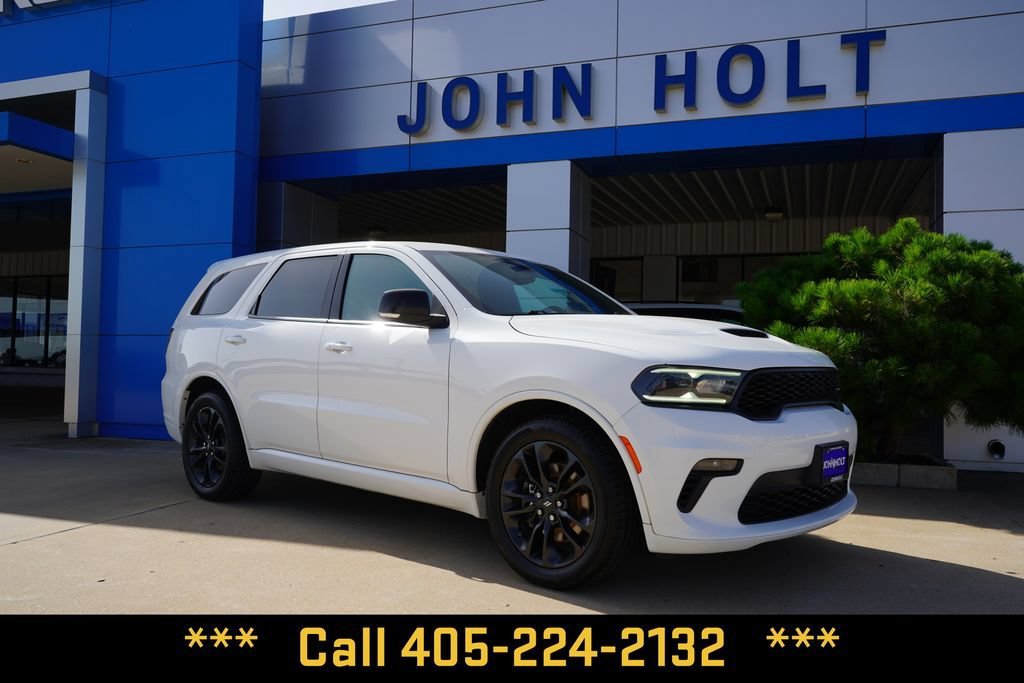 Used 2021 Dodge Durango GT Plus with VIN 1C4RDHDGXMC749703 for sale in Chickasha, OK