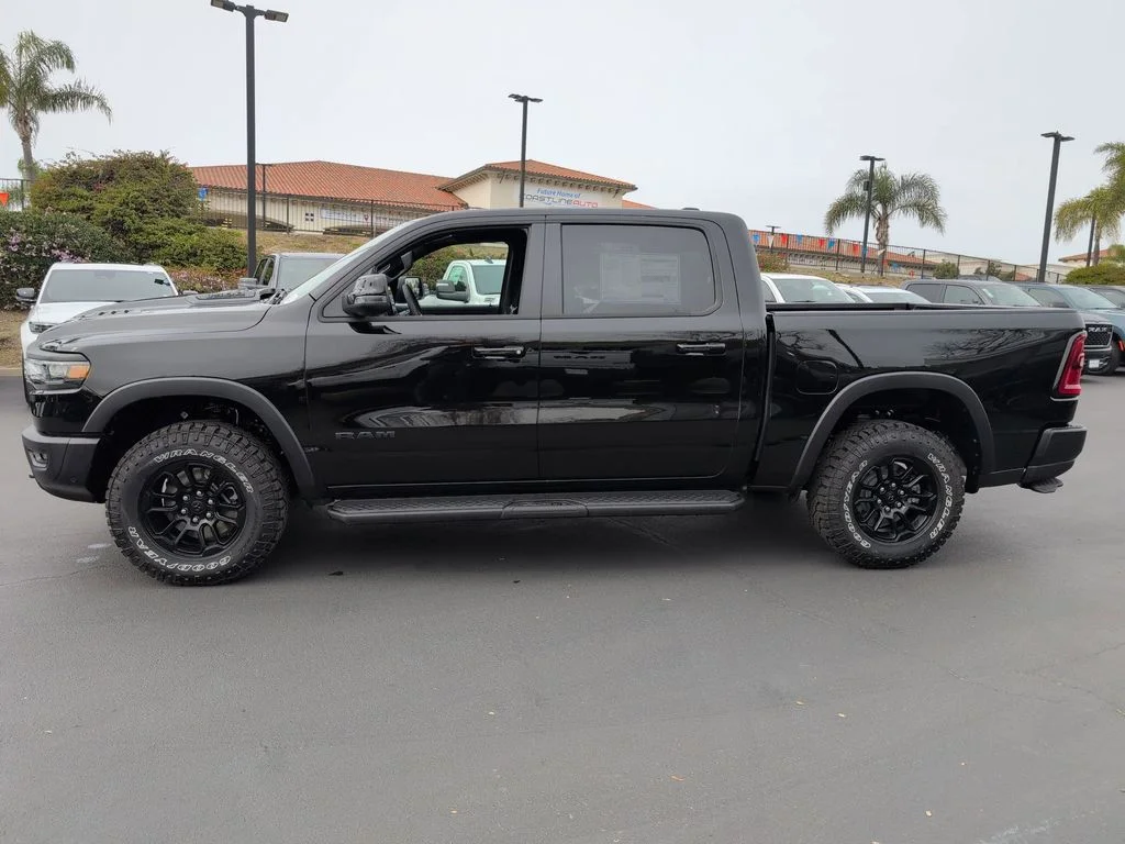 New 2026 Diamond Black Crystal Pearl-Coat Exterior Paint RAM Rebel image 8