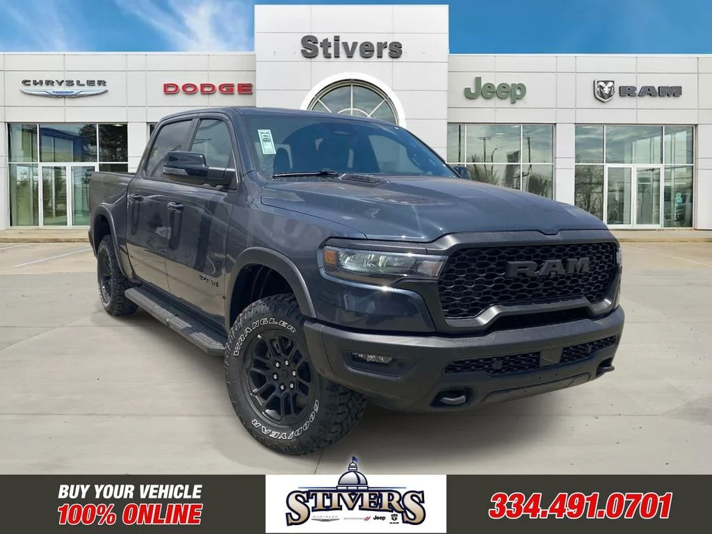 New 2026 Forged Blue Metallic Exterior Paint RAM Rebel image 1