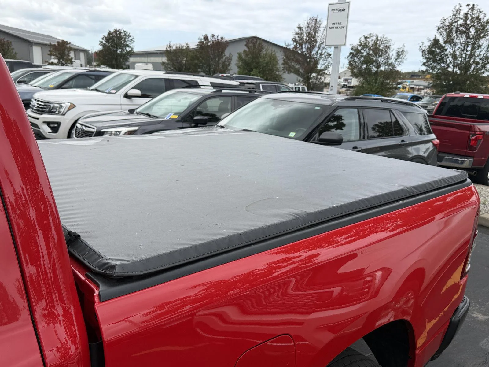 Used 2024 Flame Red Clearcoat Ram Tradesman image 7