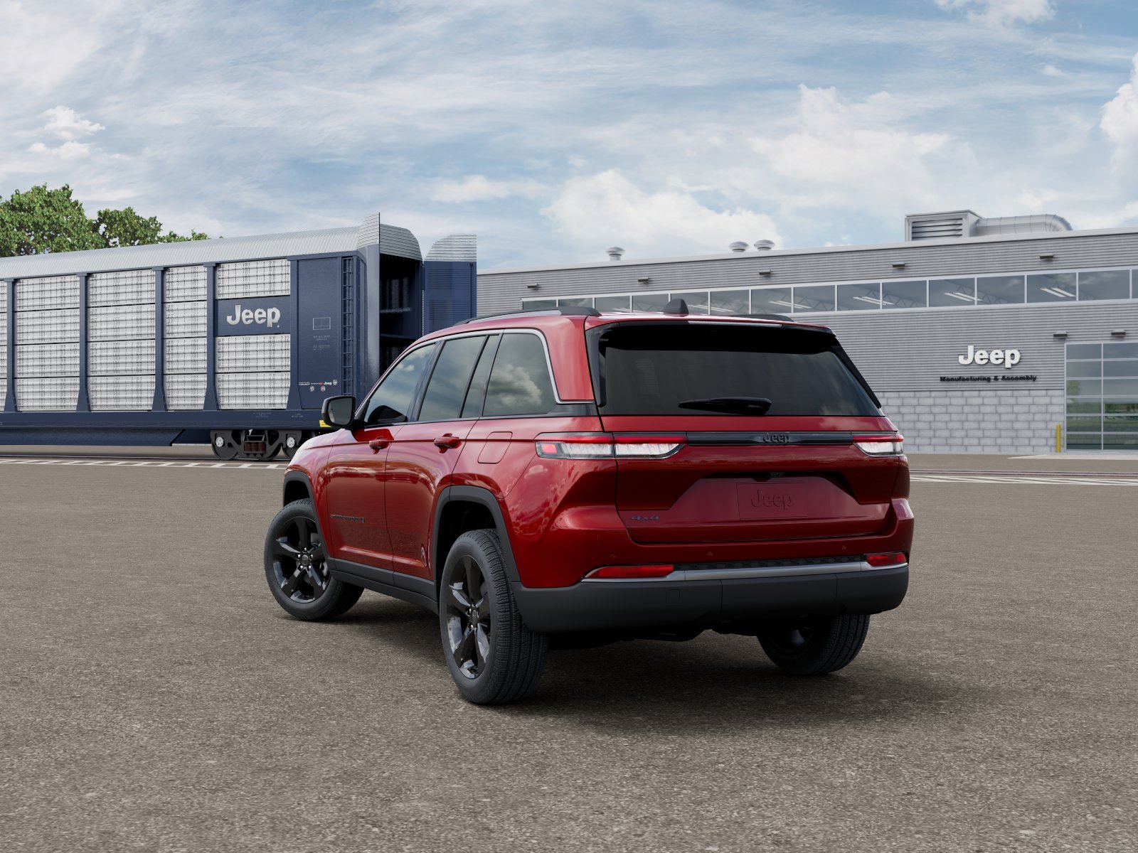 New 2027 Red Hot Pearlcoat Jeep Limited image 3
