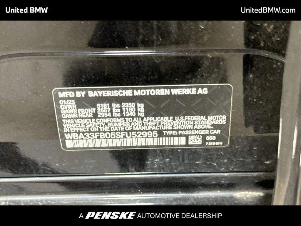 Certified Used 2025 Jet Black BMW 430i xDrive Gran Coupe image 22