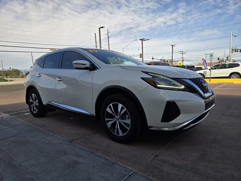 Used 2020 Pearl White Tricoat Nissan S image 4