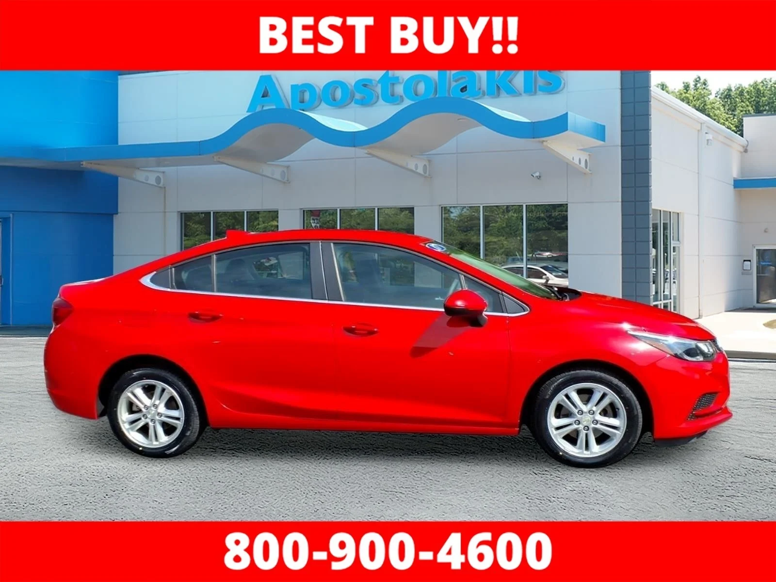 Used 2017 Chevrolet Cruze LT with VIN 1G1BE5SM1H7244873 for sale in Cortland, OH