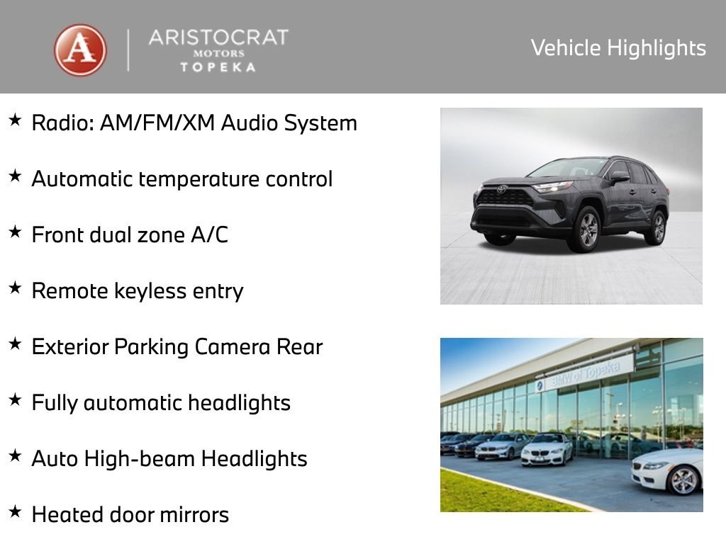 Used 2025 Toyota RAV4 XLE with VIN JTMRWRFV4SJ083054 for sale in Kansas City