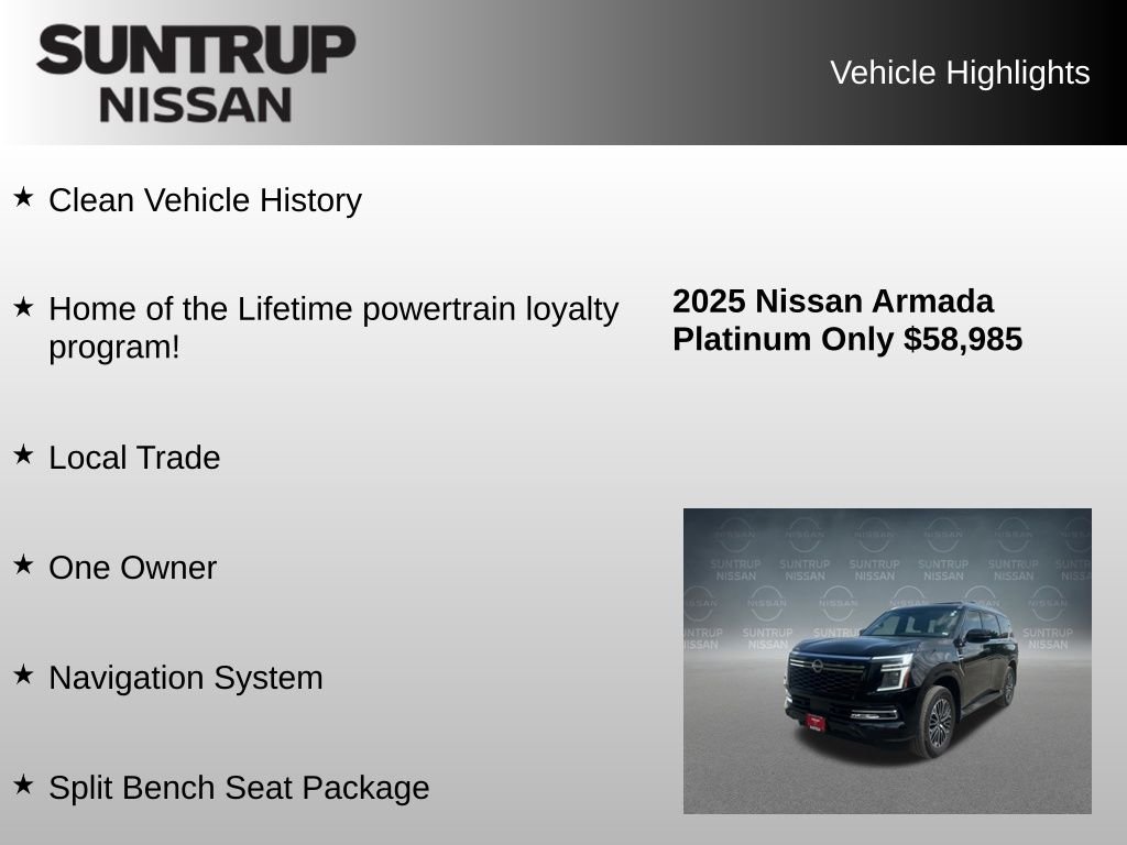 Used 2025 Black Nissan Platinum image 8