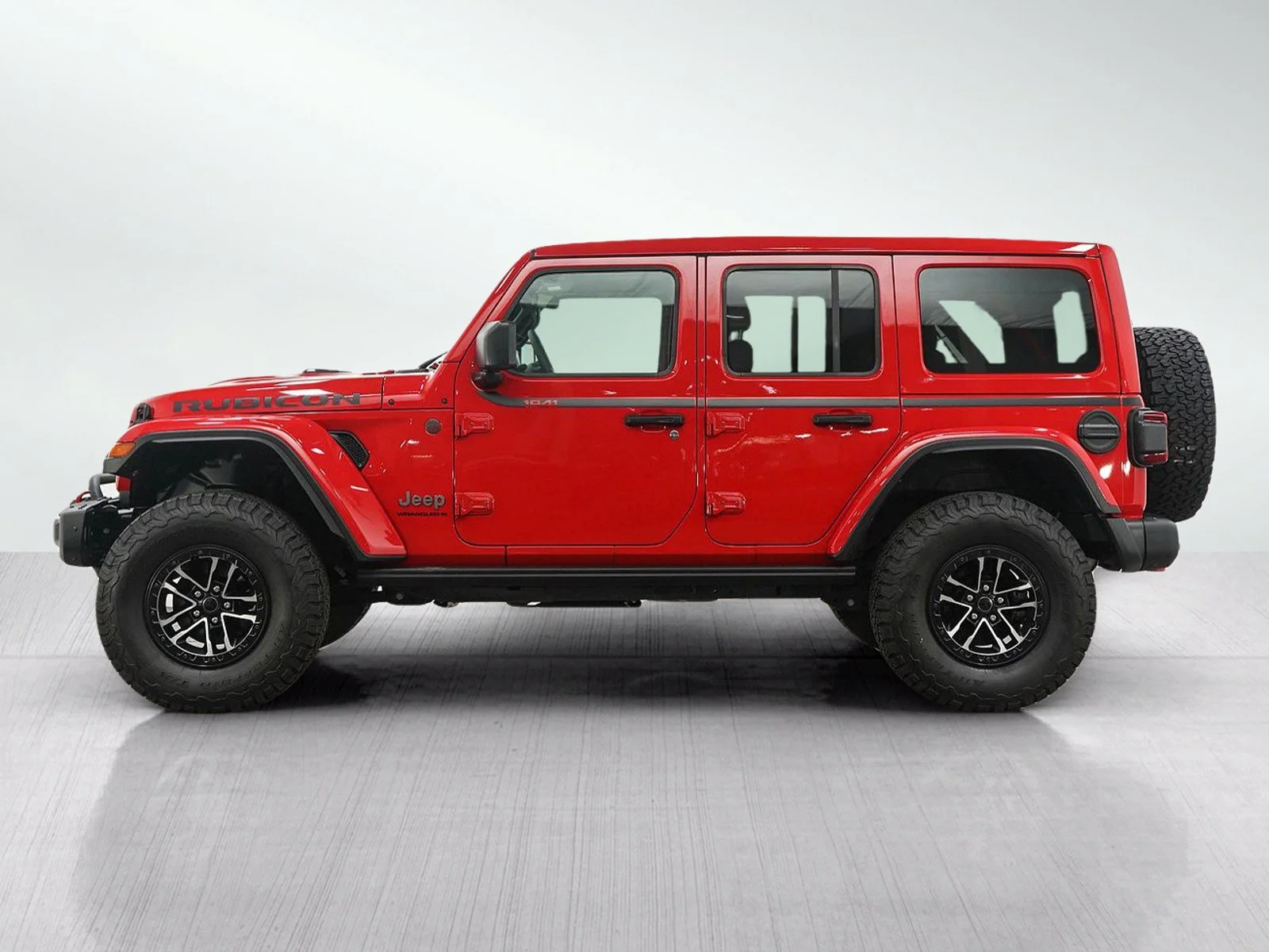 Used 2025 Firecracker Red Clearcoat Jeep Rubicon image 2