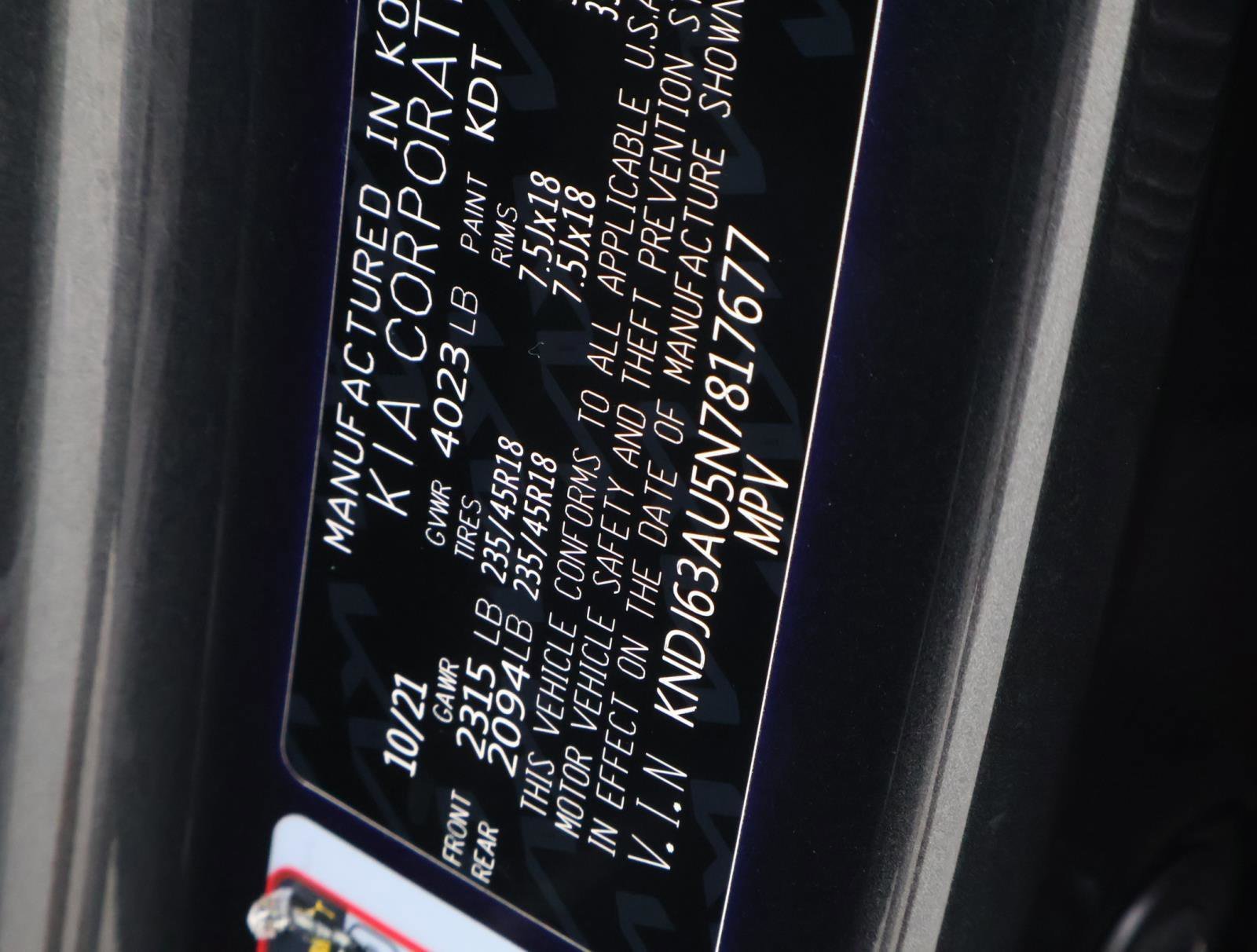 Used 2022 Gravity Gray Kia GT-Line image 22