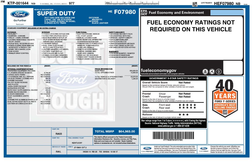 Used 2017 Gray Ford Lariat image 40