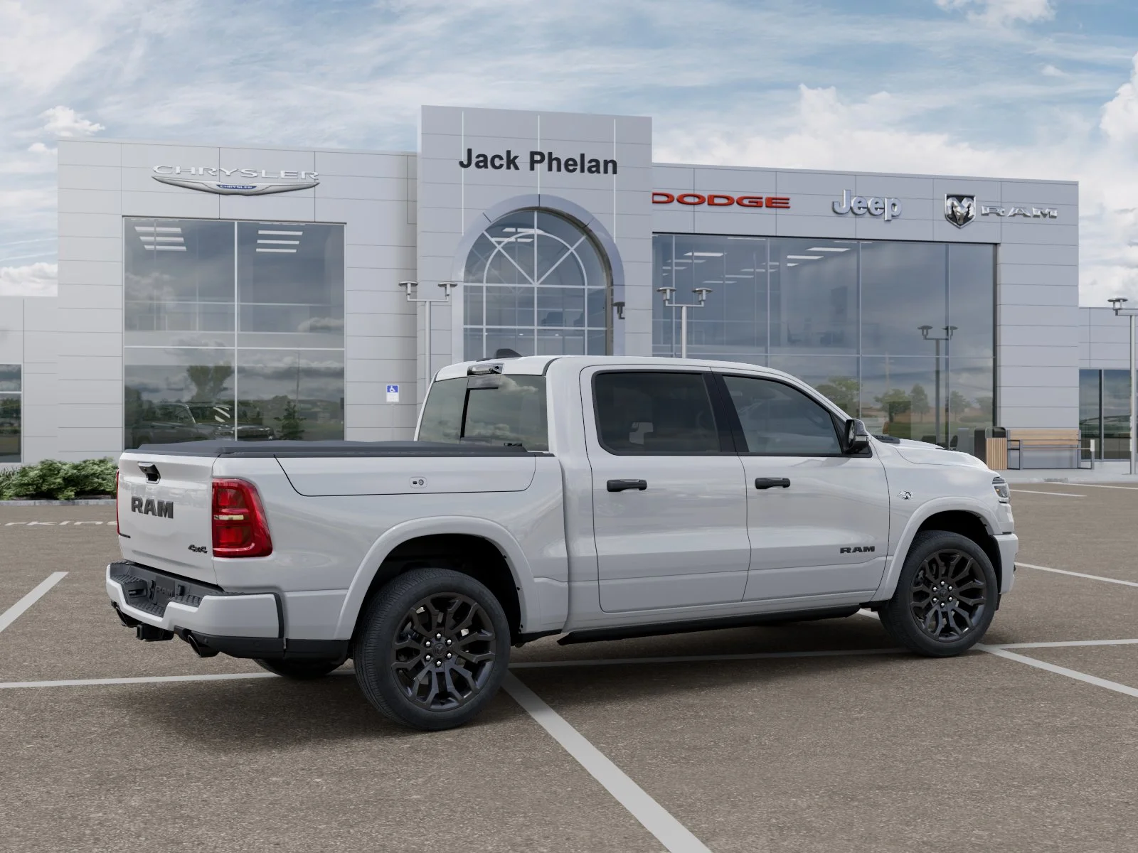 New 2026 Bright White Clearcoat RAM Limited image 4