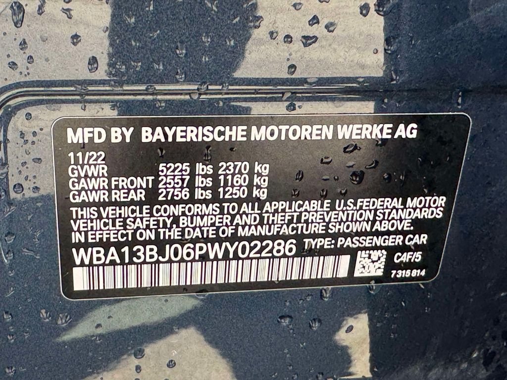 Certified Used 2023 Blue Metallic BMW 530i xDrive image 15