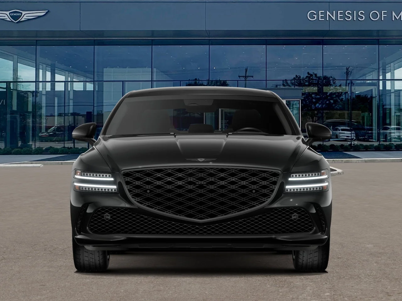New 2026 Vik Black Metallic Genesis 3.5T Prestige Black AWD image 6