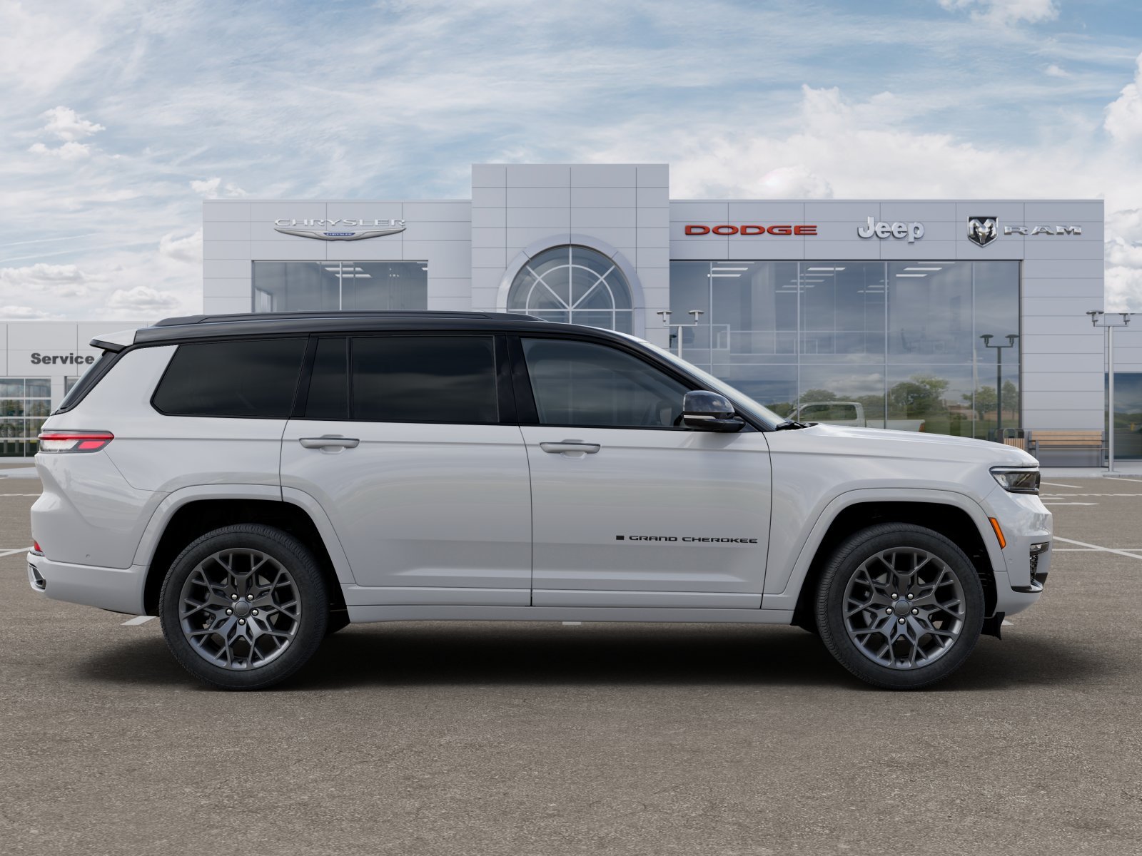 New 2025 Bright White Clear-Coat Exterior Paint Jeep Summit image 27