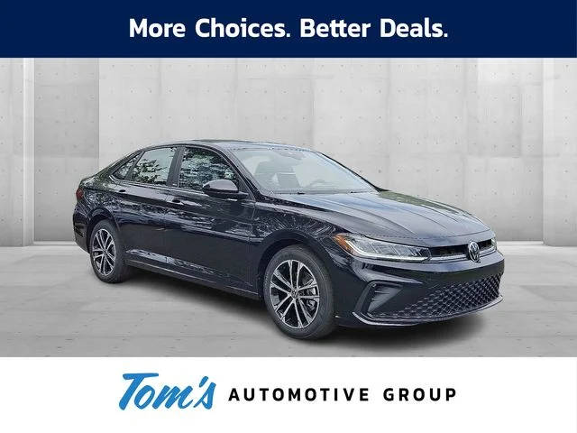 New 2026 Black Volkswagen 1.5T Sport image 1