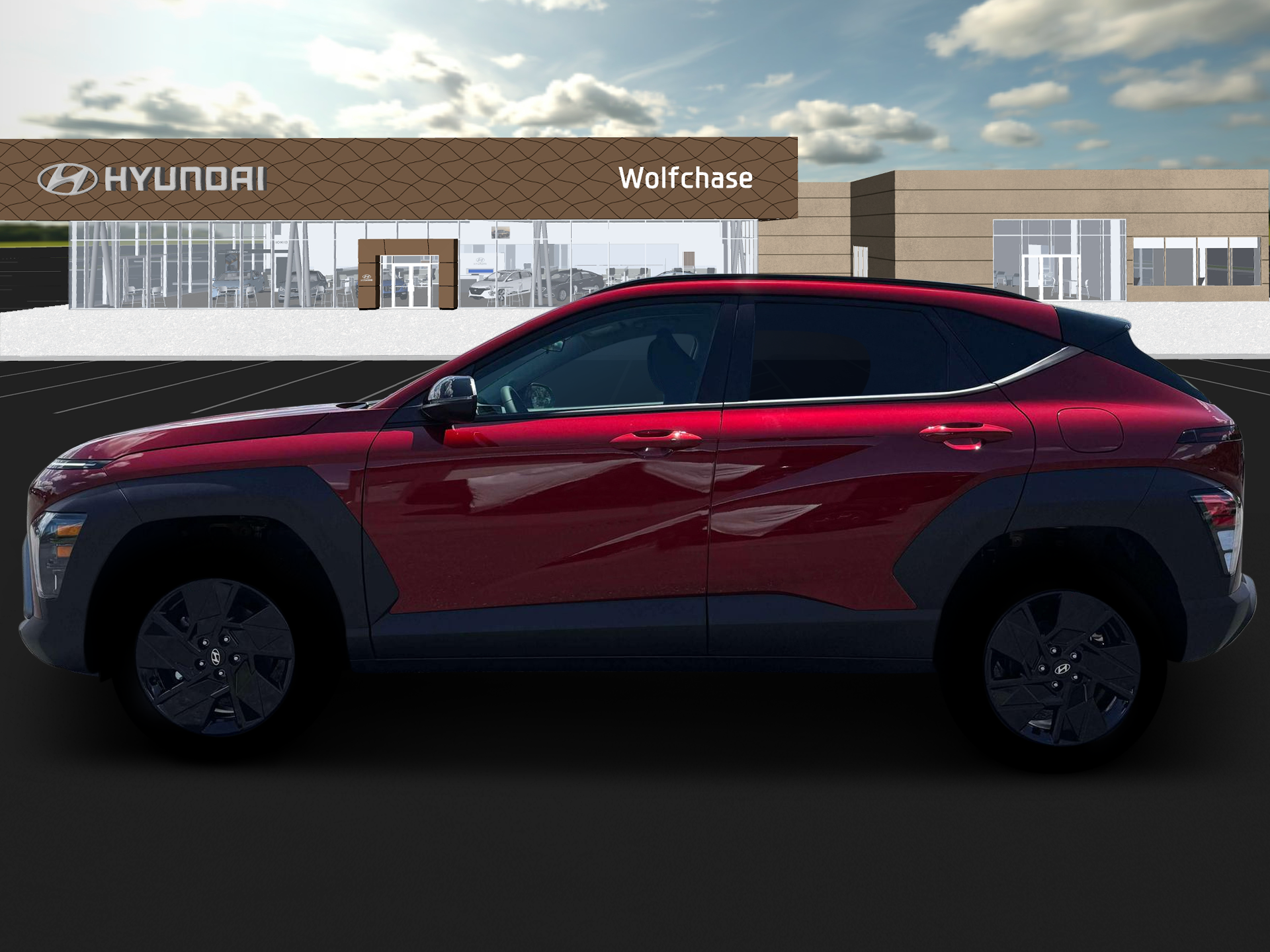 New 2026 Red Hyundai SEL Sport FWD image 3