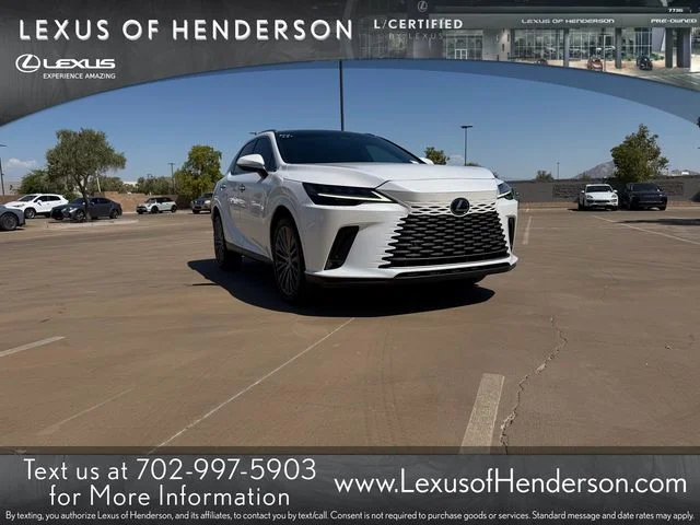 Certified Used 2023 White Lexus 350 Luxury image 1