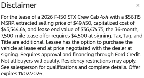 New 2026 White Ford STX image 8